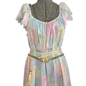 Vintage Miss Elaine “Silk Essence” Nightgown - PM Petite Medium